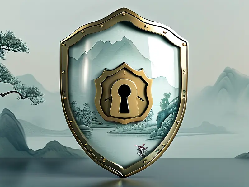 网络安全防护盾牌示意图_1