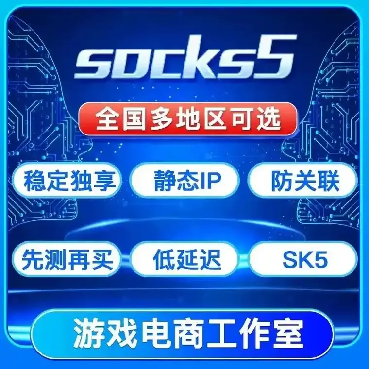 SK5协议代理加速游戏网络连接示意图_1