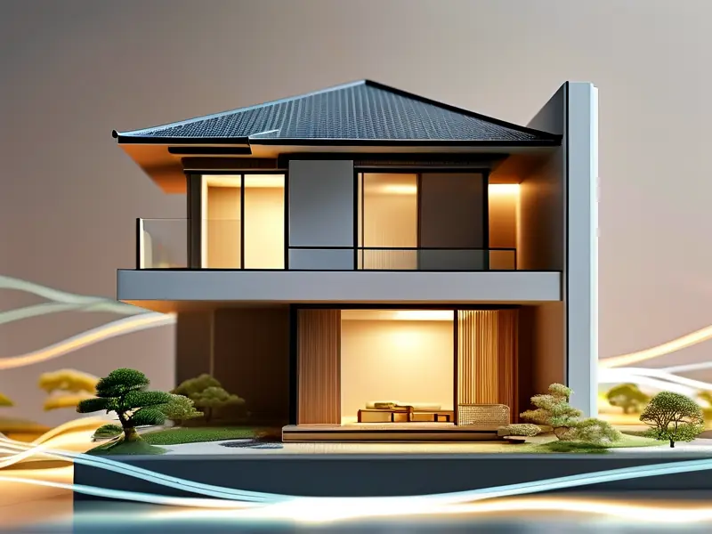 住宅建筑与网络设备结合的防封策略示意图_1