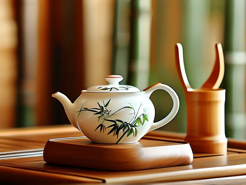 中国风茶具静物图_1