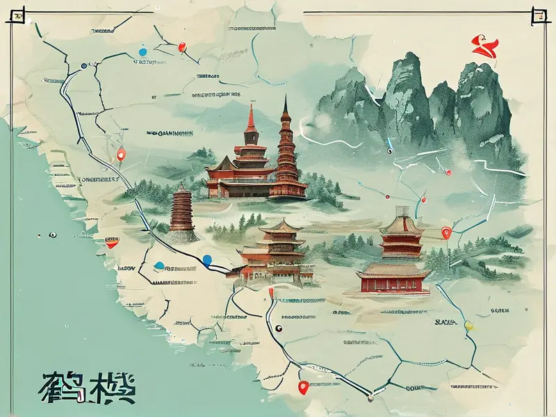 鹤岗市地图与网络服务器连接示意图_1